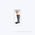 National style knee high riangular shapes lady's socks